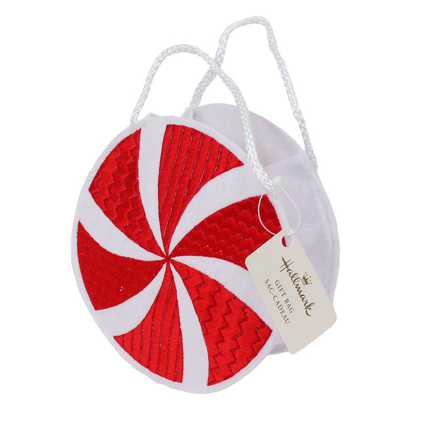 Empty Felt Peppermint Bag