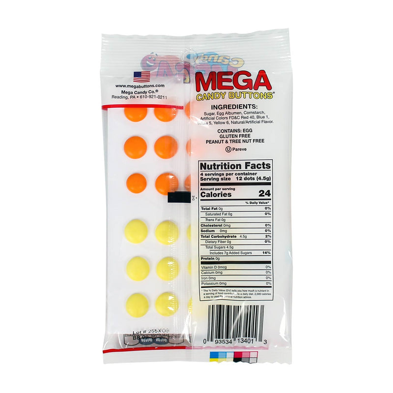 Mega Buttons Candy 48 Pieces