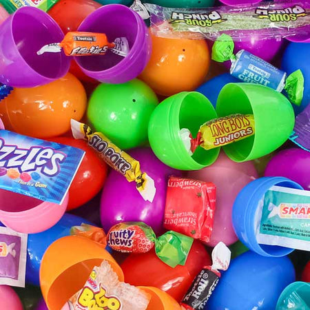 filled Easter eggs