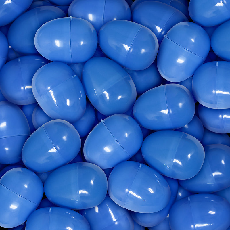 Empty Plastic Easter Eggs 2-1/3" Blue (1000 PACK)