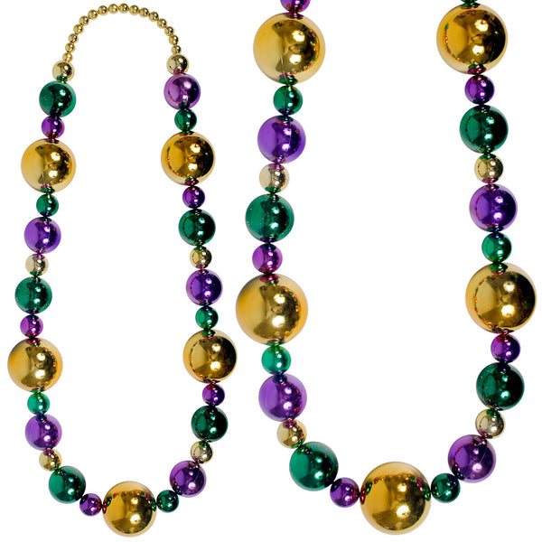 42 Giant Pearl Theme Beads - Big Mardi Gras Beads Beads from Beads by the  Dozen, New Orleans