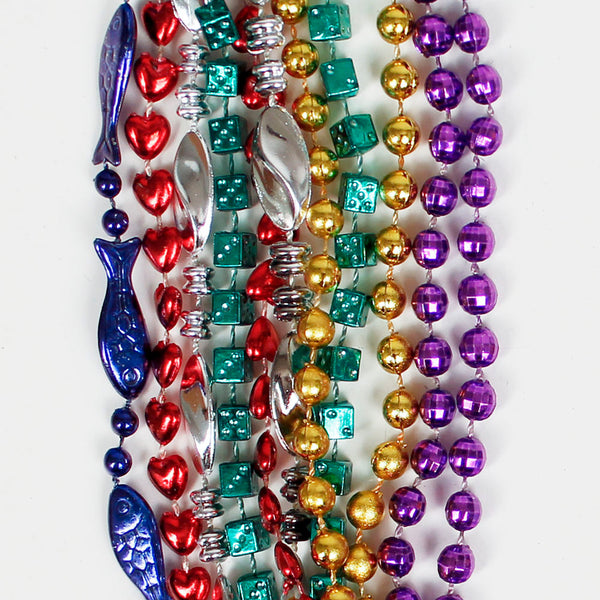 Bead Assortment 42" 6 Colors (120 PACK)