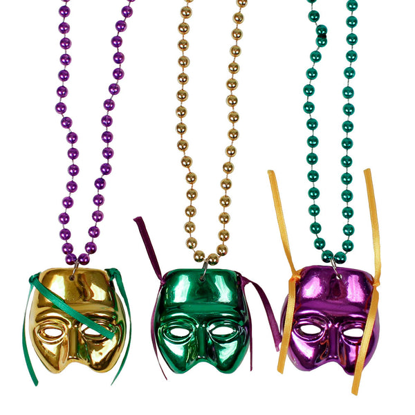 Mardi Gras Novelties - Pearlized Diamond Bead Party Favor (One Dozen) -  Only $2.40 at Carnival Source