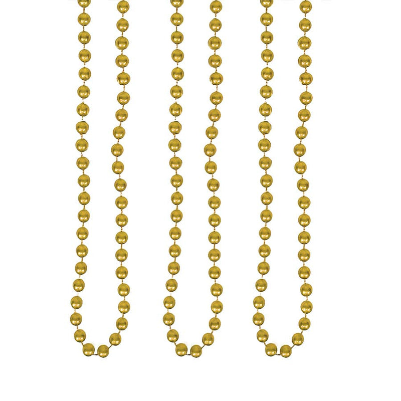 Bead Round 7mm 33" Gold (144 PACK)