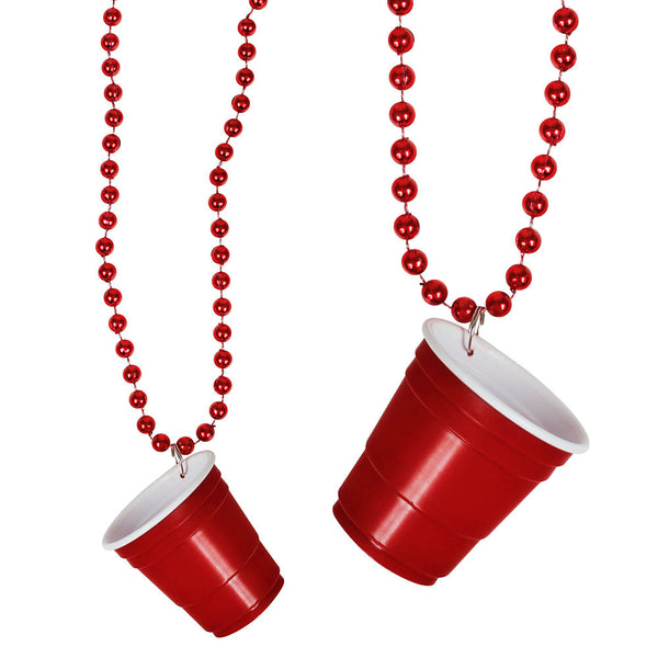 Bead Red Party Cup 33" (DZ)