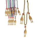 Bead 33" Chickens Assorted Color (DZ)