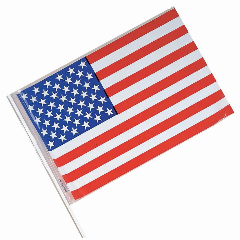 American Flag 11" x 17" Plastic (Import) (DZ)