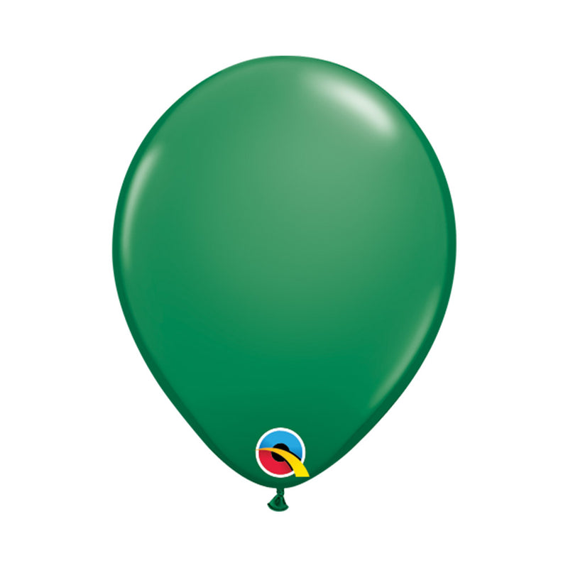Dark Green Latex Balloons 5" (100 PACK)