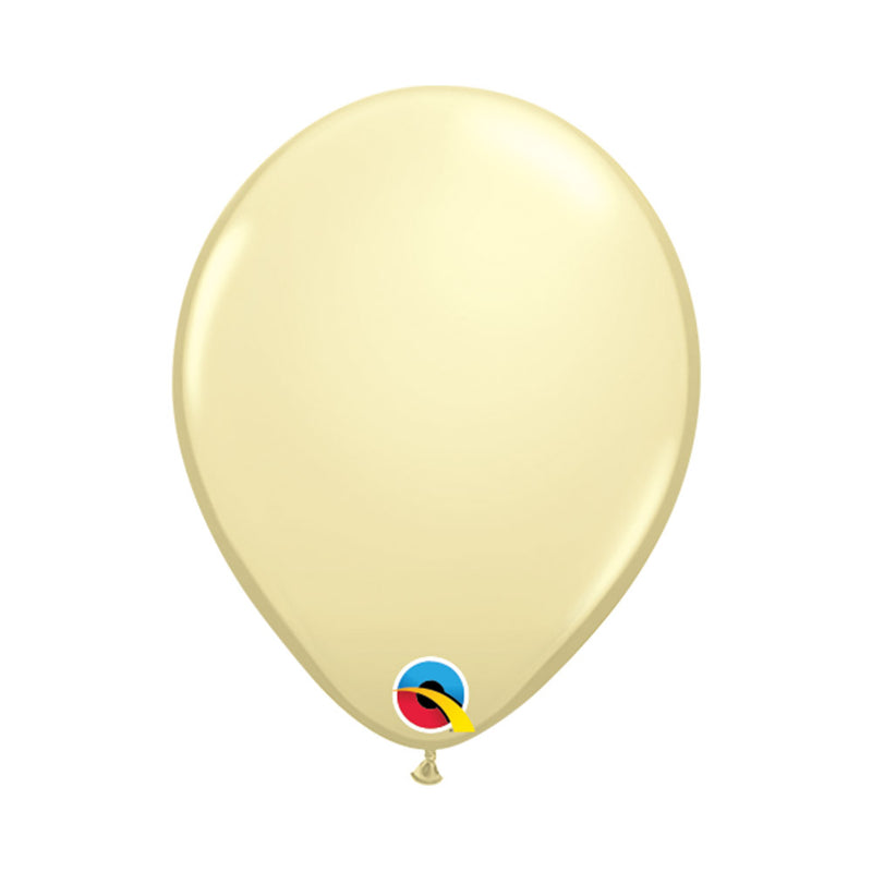 Ivory Latex Balloons 5" (100 PACK)