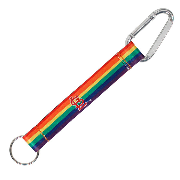St. Louis Cardinals Keychain - Rainbow Strap