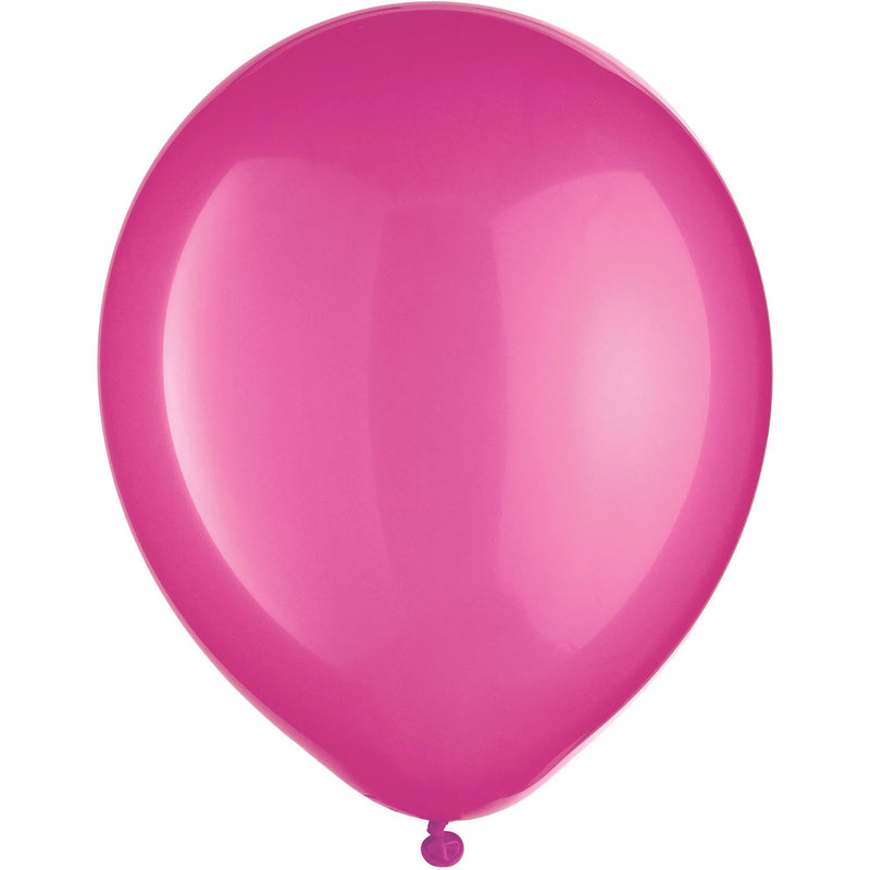 Bright Pink Latex Balloons 12" (72 PACK)