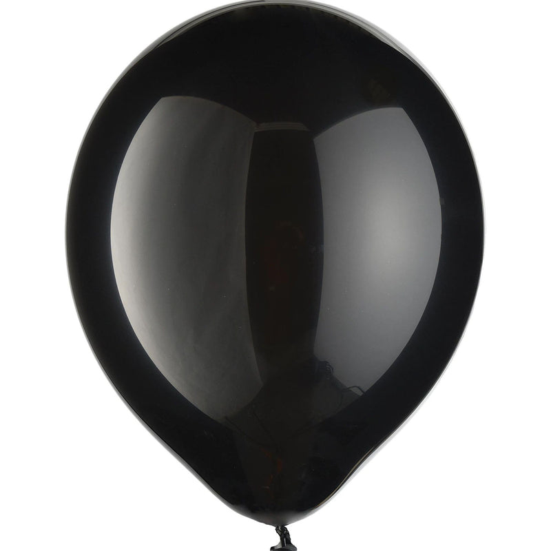 Black Latex Balloons 12" (72 PACK)