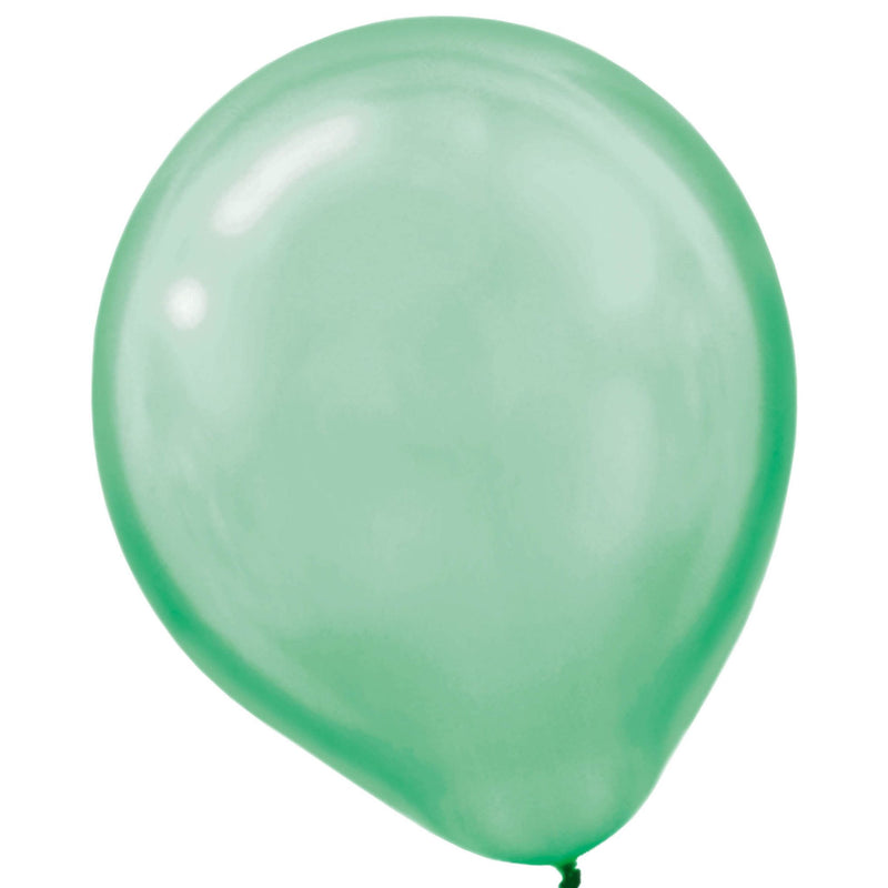 Green Pearlized Latex Balloons 12" (72 PACK)