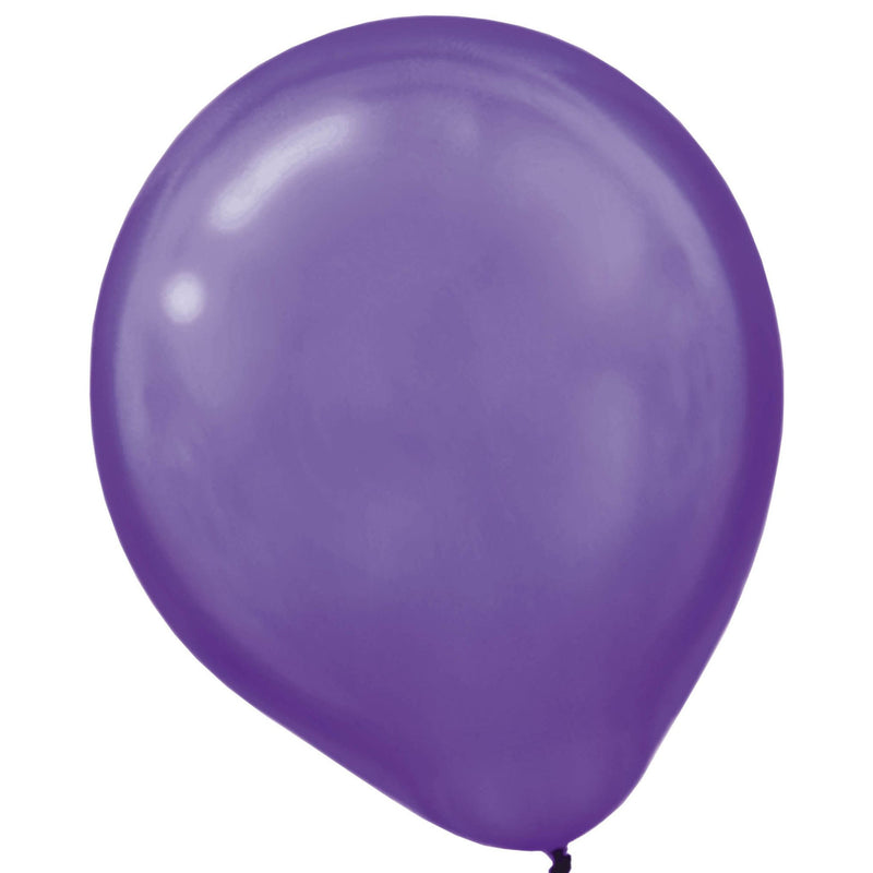 Purple Pearlized Latex Balloons 12" (72 PACK)
