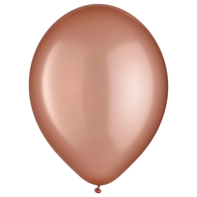 Rose Gold Pearlized Latex Balloons 12" (72 PACK)
