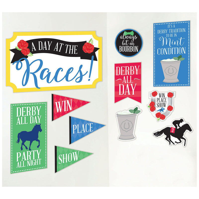 Derby Day Cutouts Pack (11 PACK)