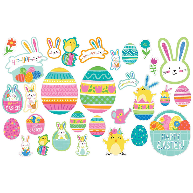 Funny Bunny Easter Cutouts 5" - 11" (30 PACK)