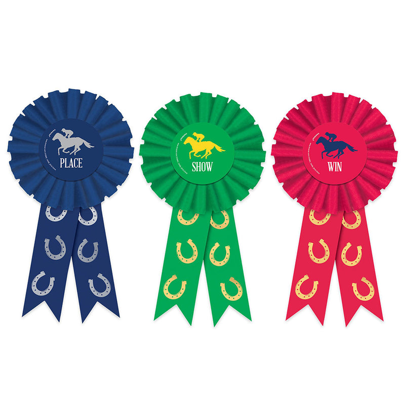 Horse Race Award Ribbons (3 PACK)