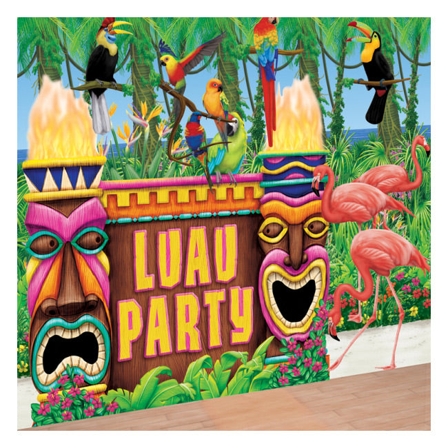 Giant Luau Party Decorating Kit 8' x 12'