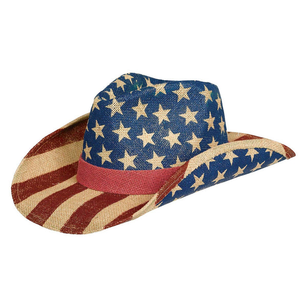 Patriotic Printed Cowboy Hat