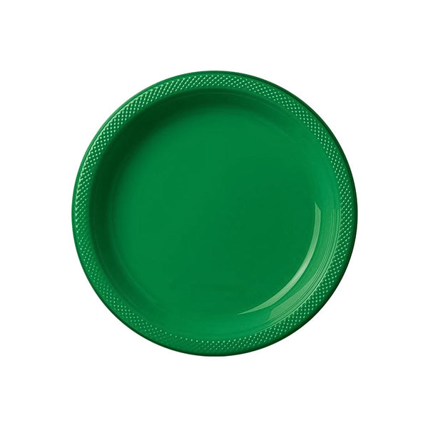 Plastic Plates 7" Festive Green (20 PACK)