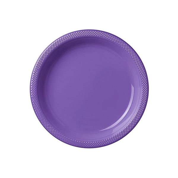 Plastic Plates 7" Purple (20 PACK)