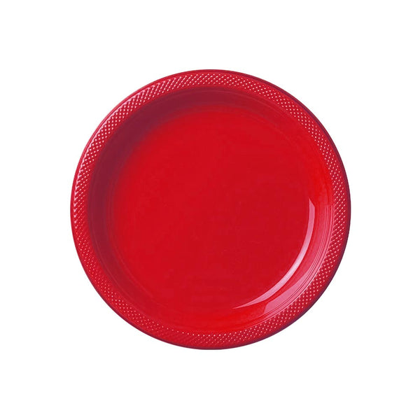 Plastic Plates 7" Red (20 PACK)