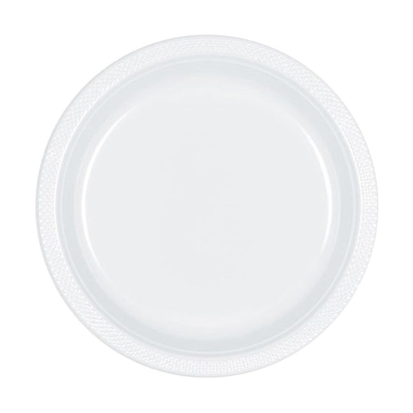 Plastic Plates 9" White (20 PACK)
