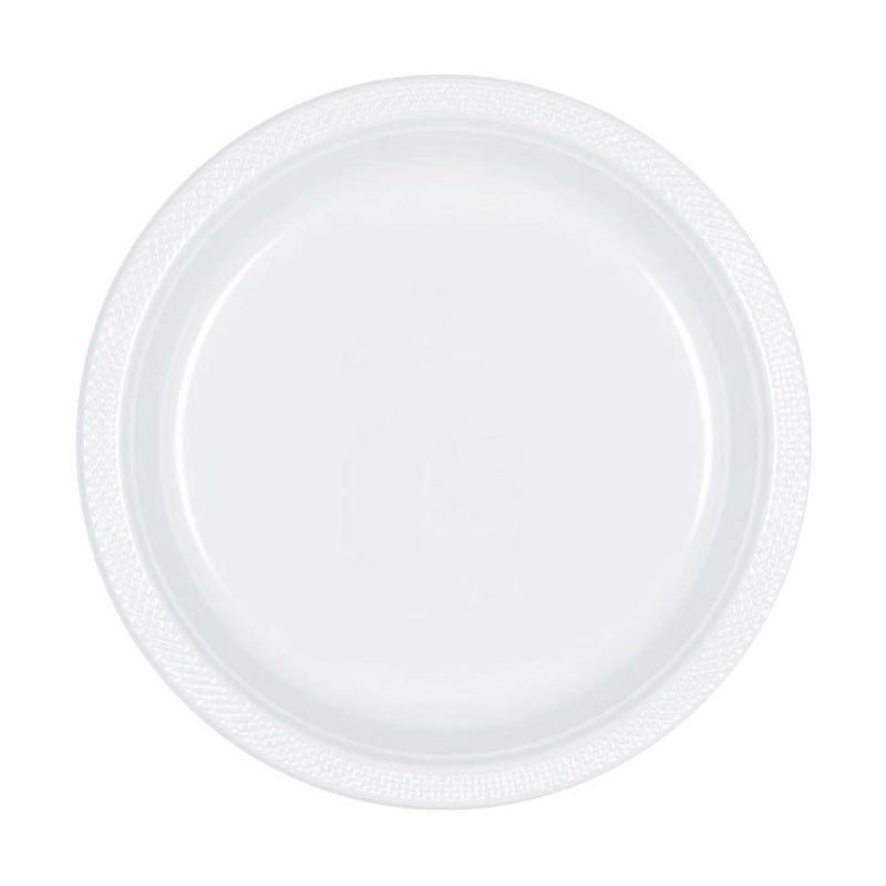Plastic Plates 9" White (20 PACK)