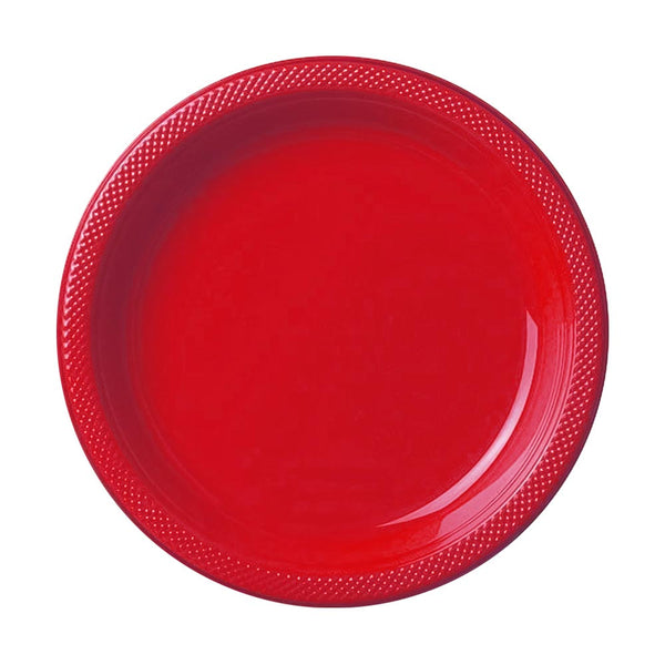 Plastic Plates 9" Red (20 PACK)