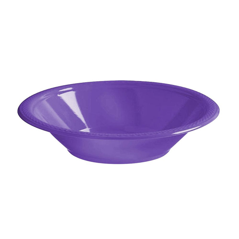 Plastic Bowls 12 oz Purple (20 PACK)