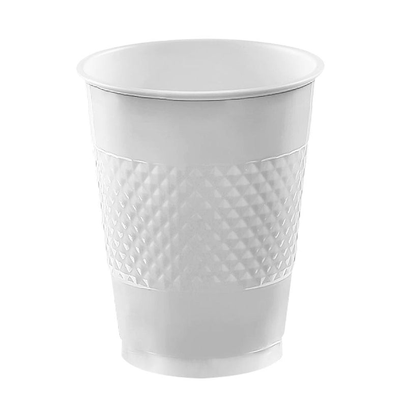Plastic Cups 16 oz White (20 PACK)