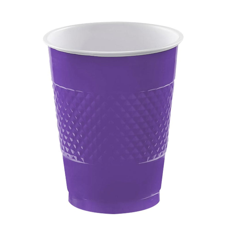 Plastic Cups 16 oz Purple (20 PACK)