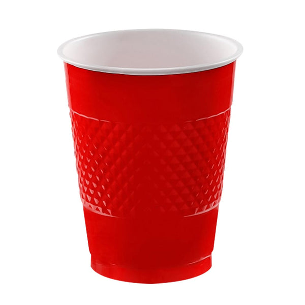 Plastic Cups 16 oz Red (20 PACK)