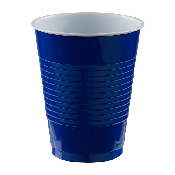 Plastic Cups 18 oz Blue (50 PACK)