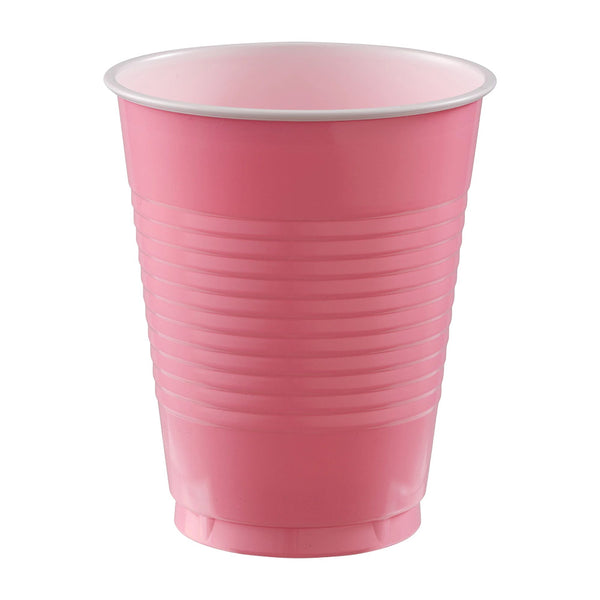 Plastic Cups 18 oz Pink (50 PACK)