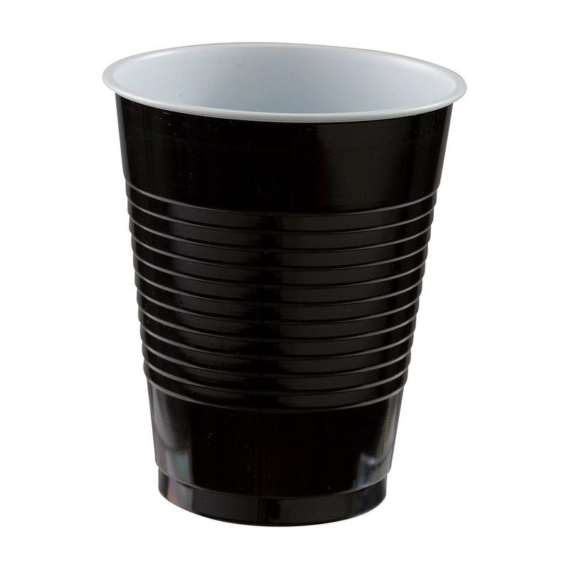 Plastic Cups 18 oz Black (50 PACK)