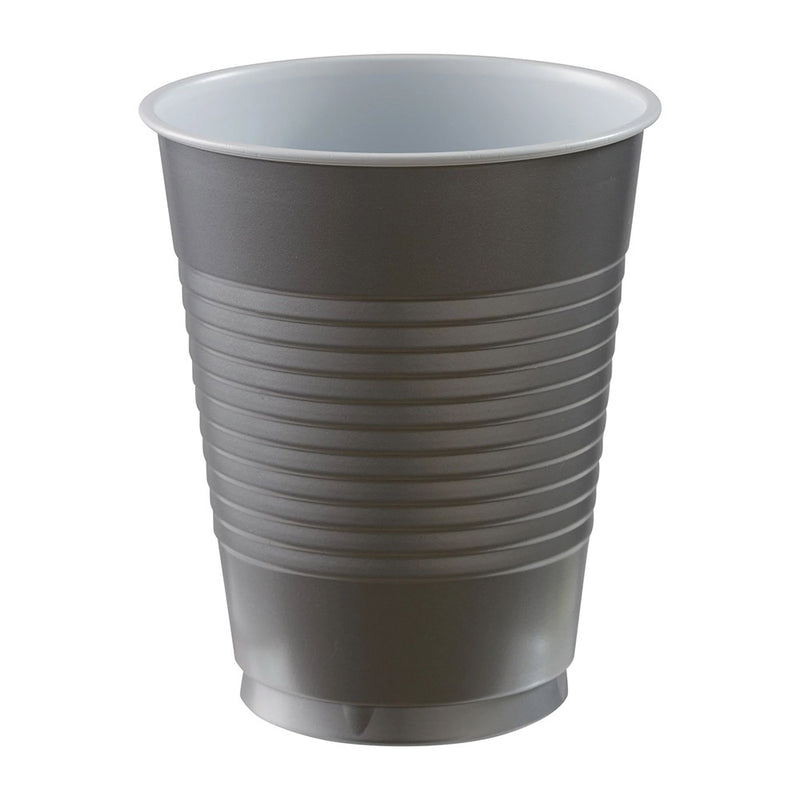 Plastic Cups 18 oz Silver (50 PACK)