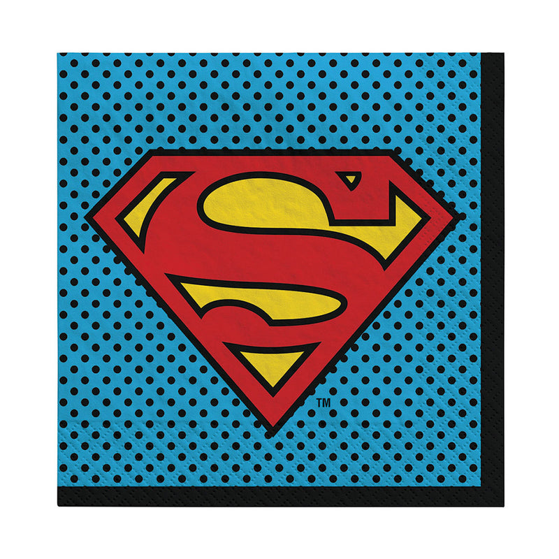 Superman Lunch Napkins (16 PACK)
