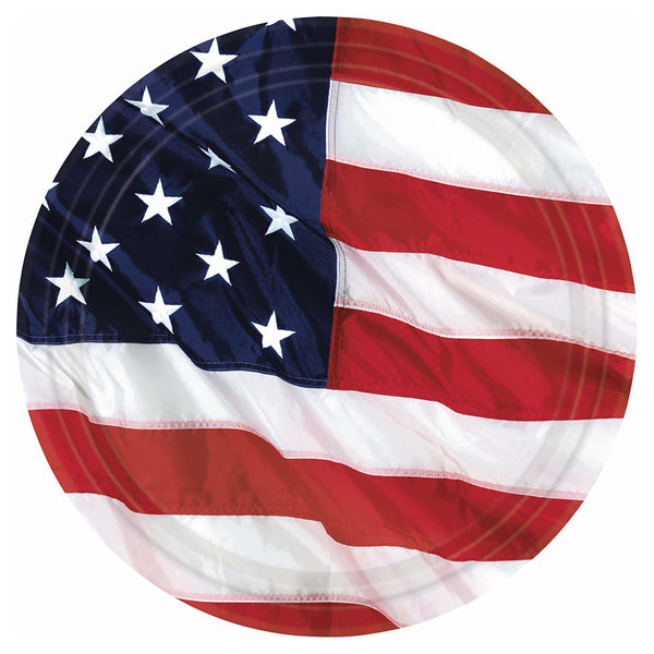 Flying Colors Round Plates 10 1/2"