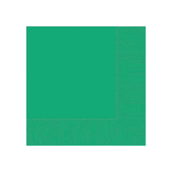 Beverage Napkins Festive Green (40 PACK)