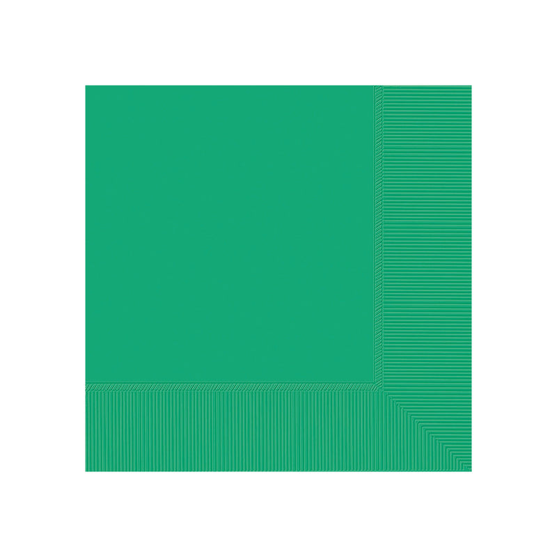 Beverage Napkins Festive Green (40 PACK)