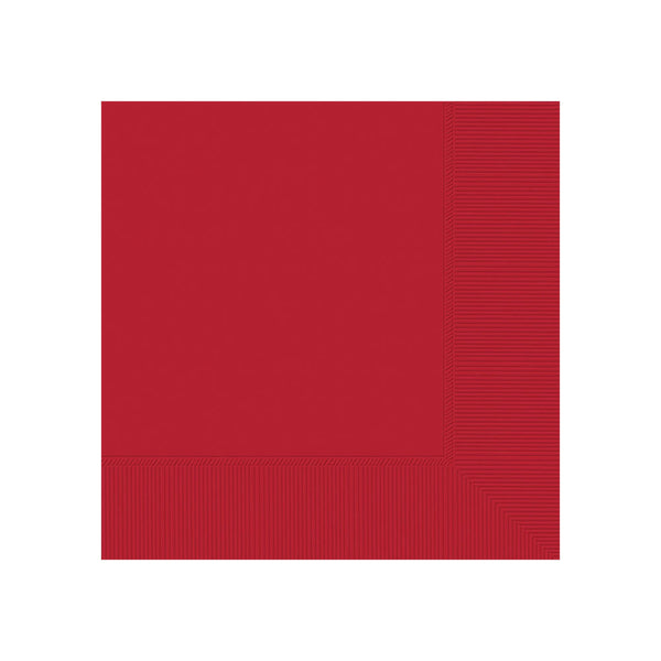 Beverage Napkins Red (40 PACK)
