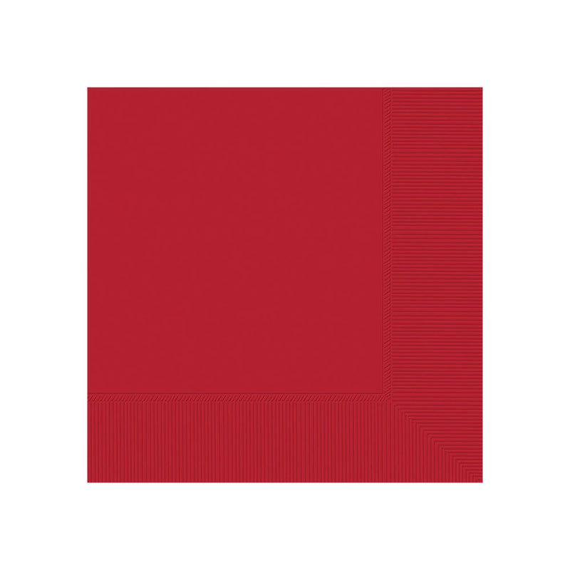 Beverage Napkins Red (40 PACK)