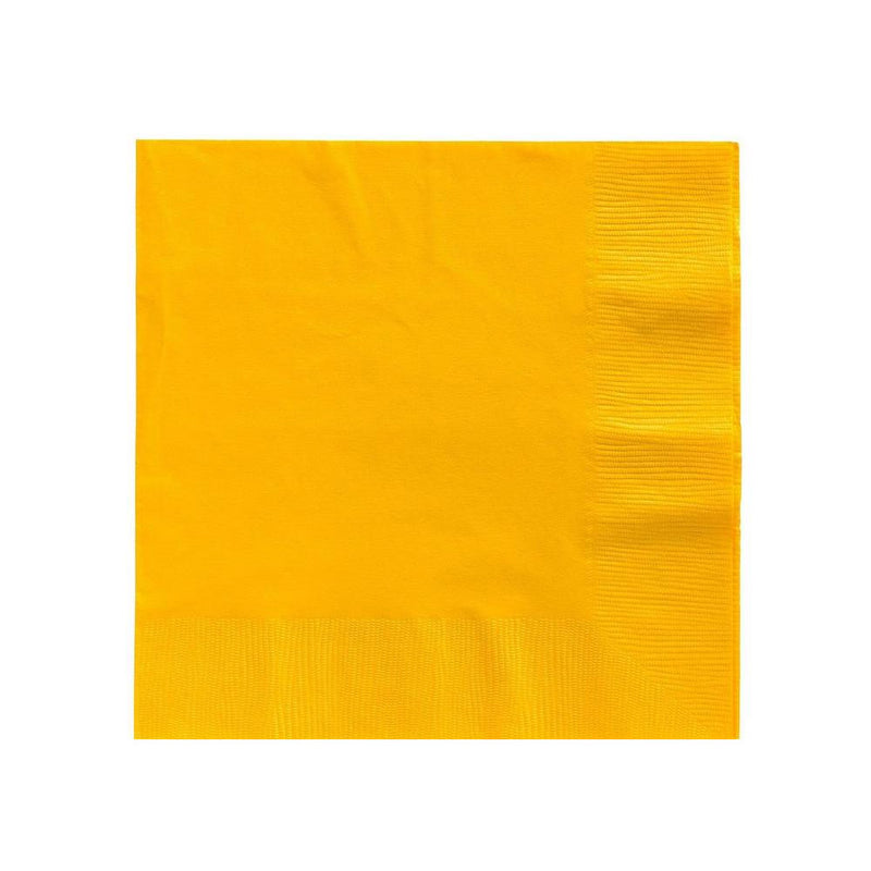 Lunch Napkins Yellow (40 PACK)