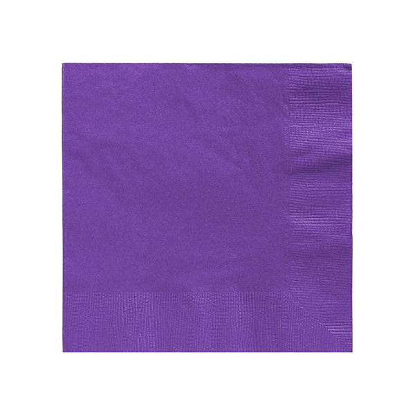 Lunch Napkins Purple (40 PACK)