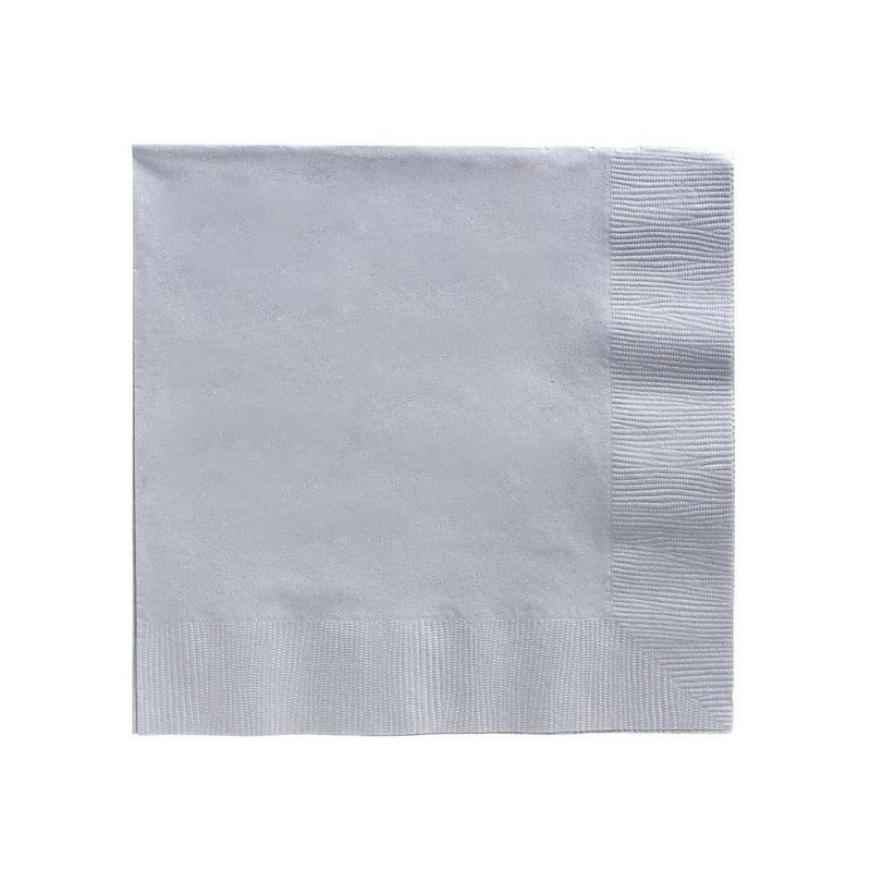 Lunch Napkins Silver (40 PACK)