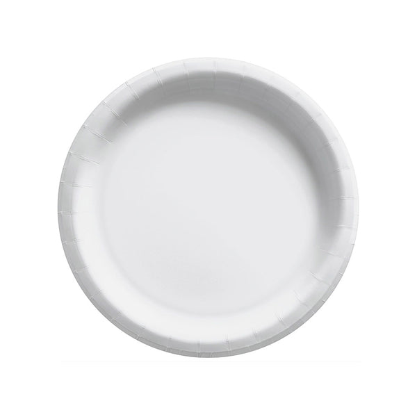 Round Paper Plates White 6.75" (20 PACK)