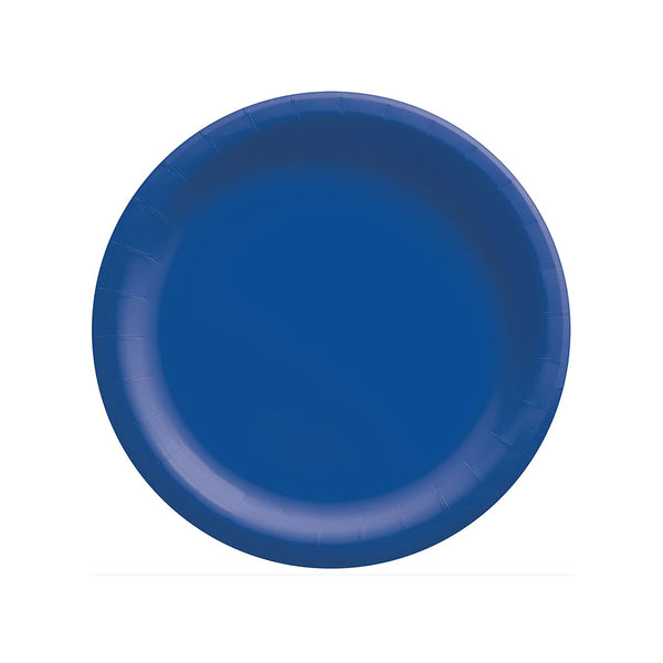 Round Paper Plates Bright Blue 6.75" (20 PACK)