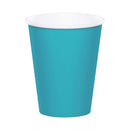 Paper Cups 9 oz Caribbean Blue (20 PACK)